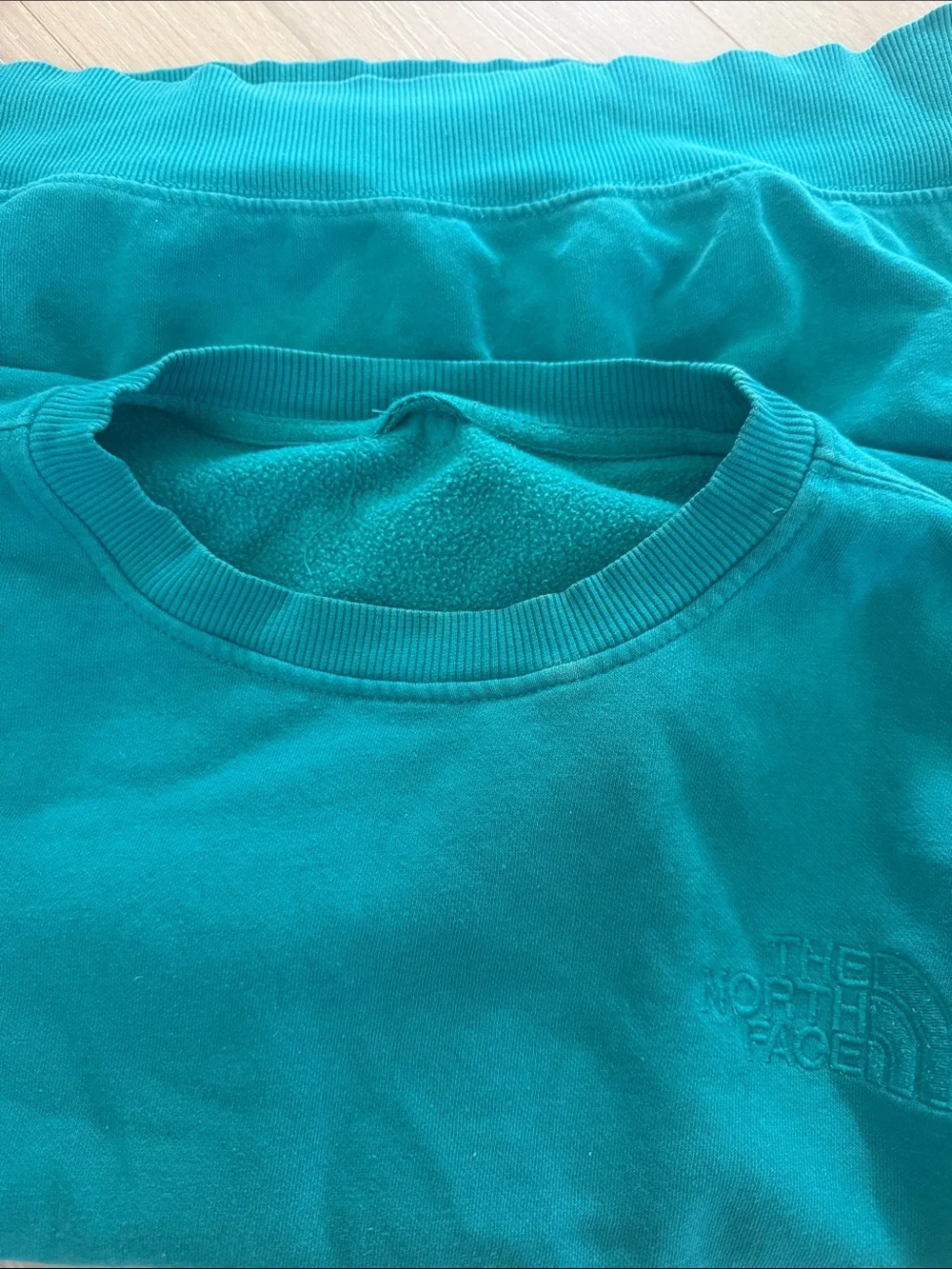 The North Face Teal Crewneck Pullover